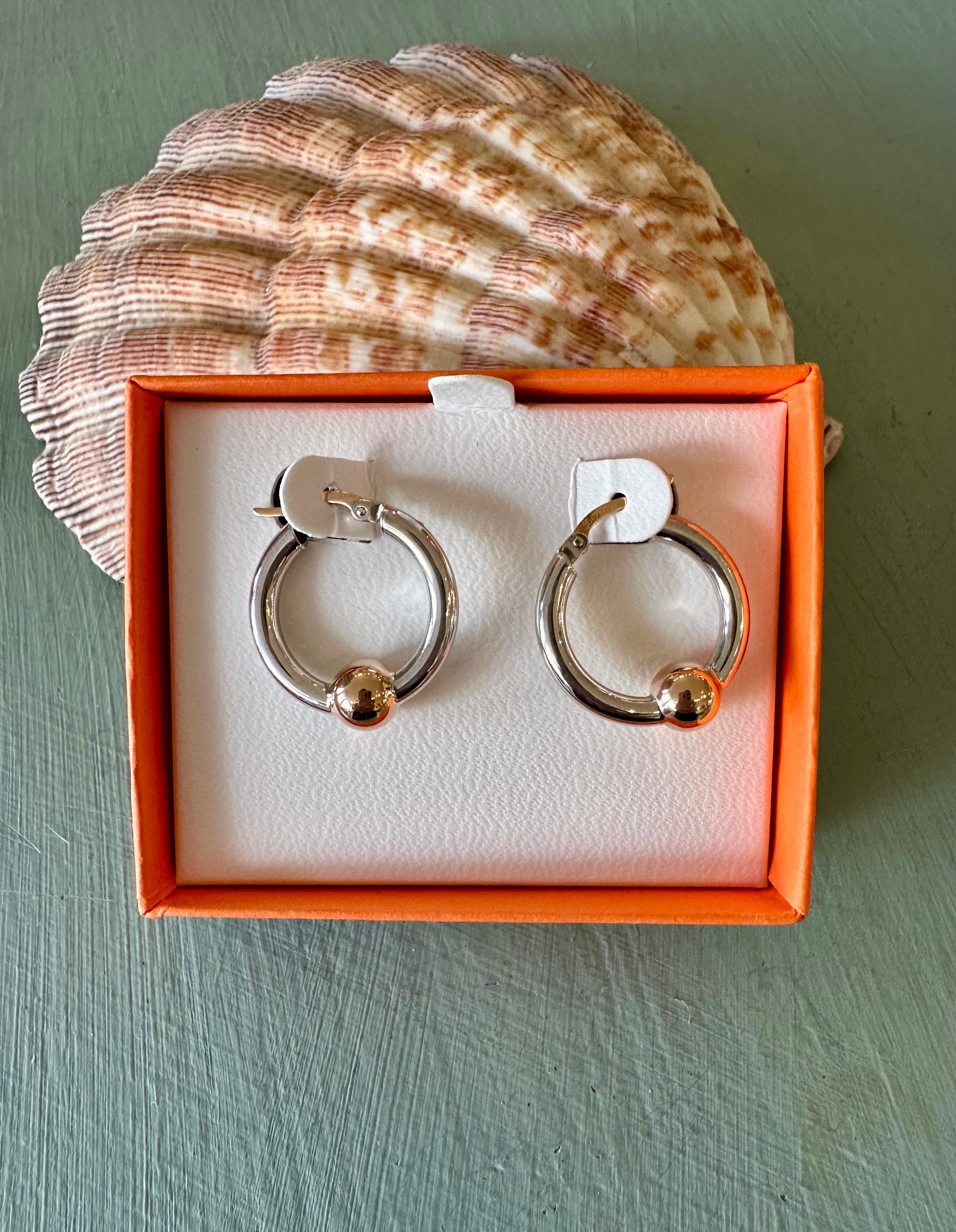 Cape Cod Classic Medium Hoop Earrings The Gilded Oyster