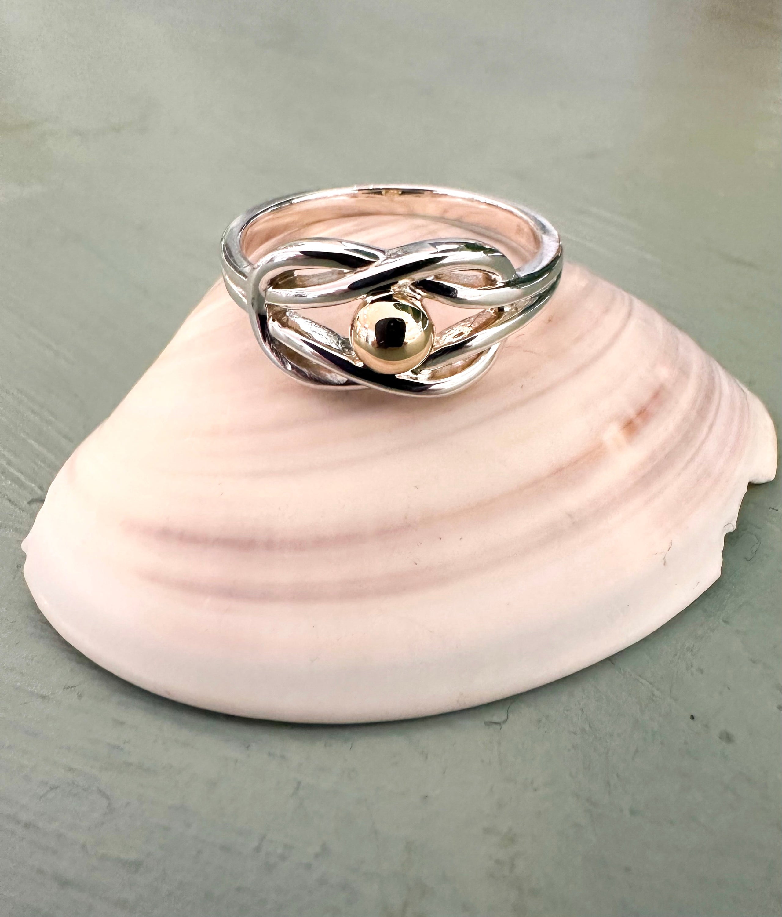 Sailor's knot engagement ring discount